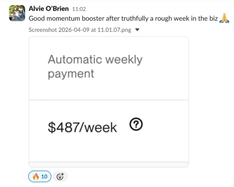Client result screenshot